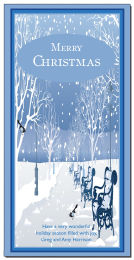 Christmas Winter Wonderland Town Square Cards  4